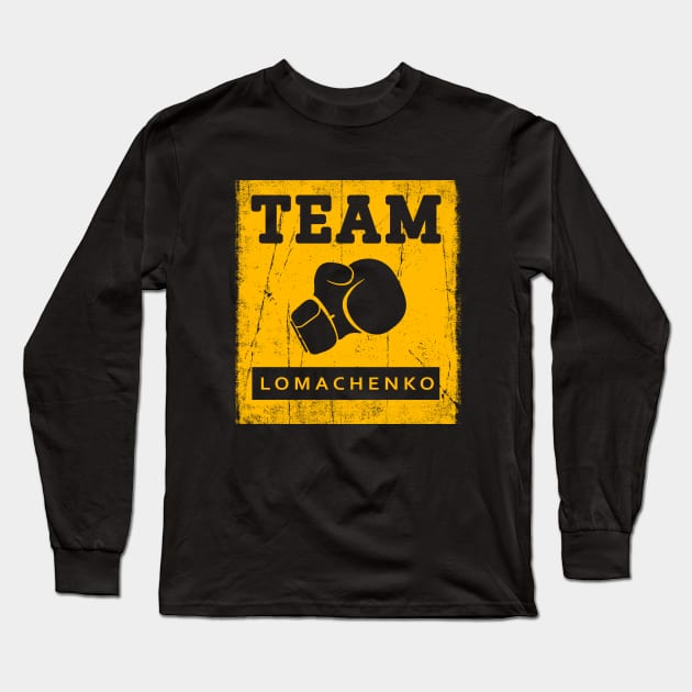 Team Lomachenko Long Sleeve T-Shirt by Yasna